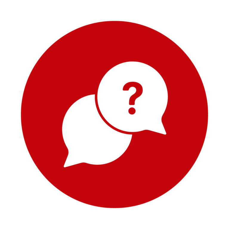Speech Bubbles icon with question mark